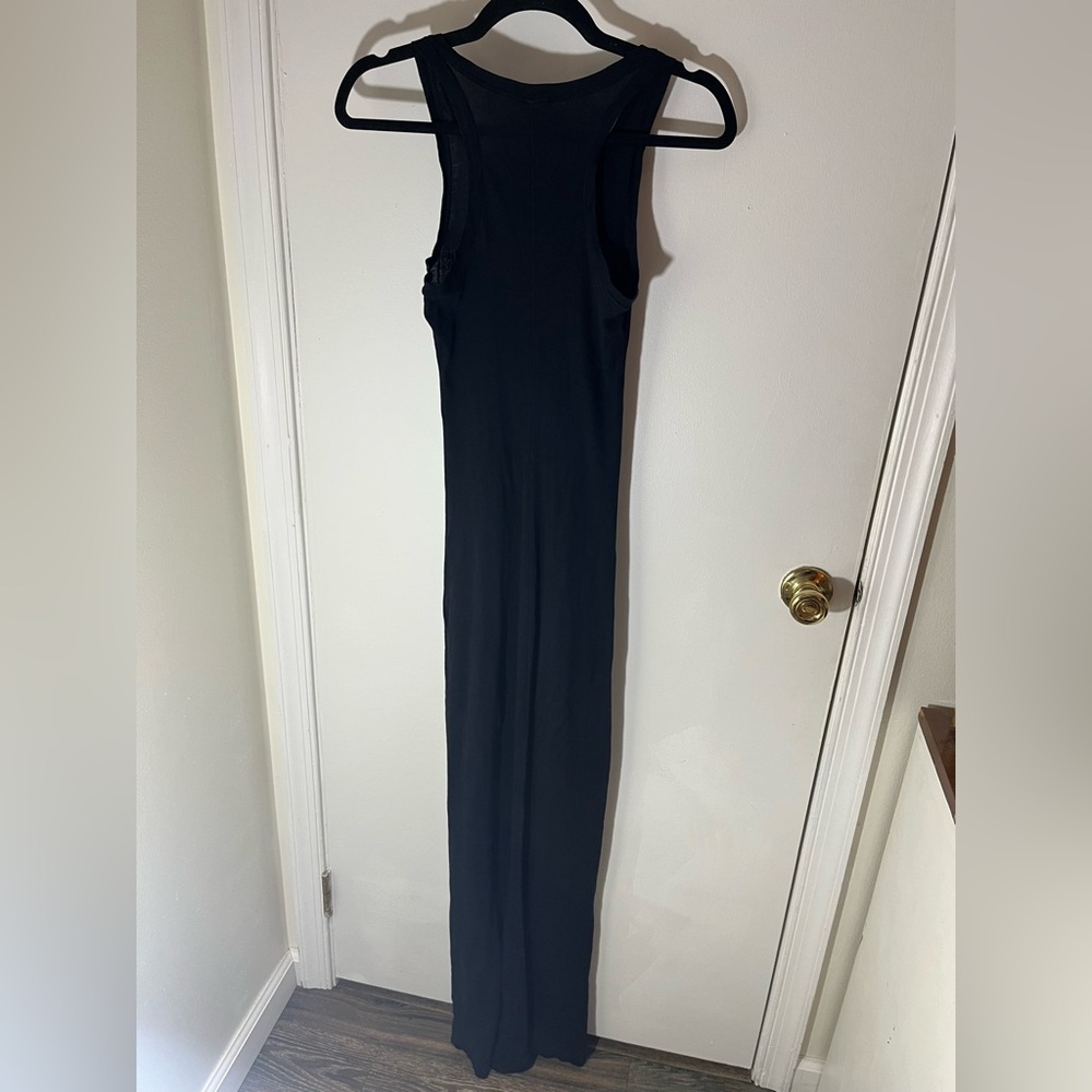 Splendid Black Sleeveless Ribbed Maxi Dress - Picture 9 of 9